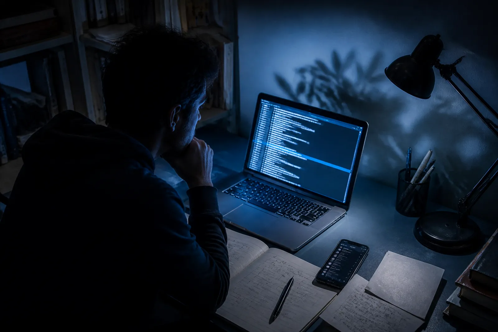 A user deeply engaged in reviewing Hidden Wiki links on their laptop.